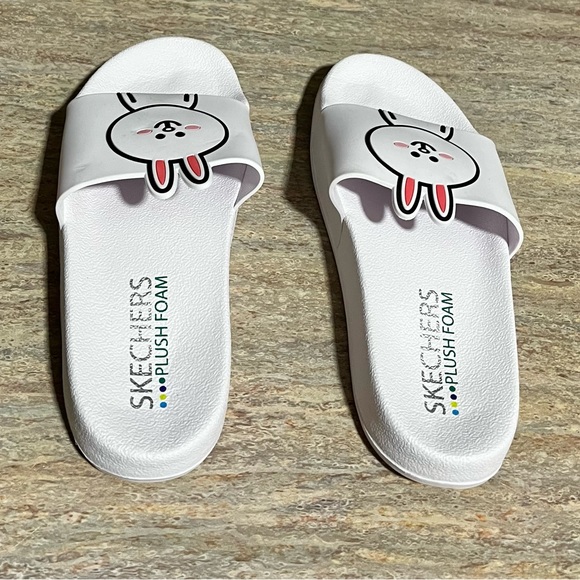 Sketchers plush foam line Friends slides - Picture 2 of 11